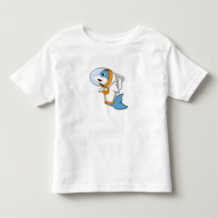 T-shirt Pour Les Tous Petits Dauphin en astronaute avec costume