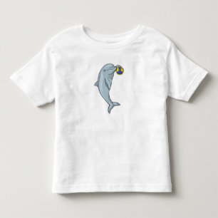 T-shirt Pour Les Tous Petits Dauphin Handball joueur Handball Handball