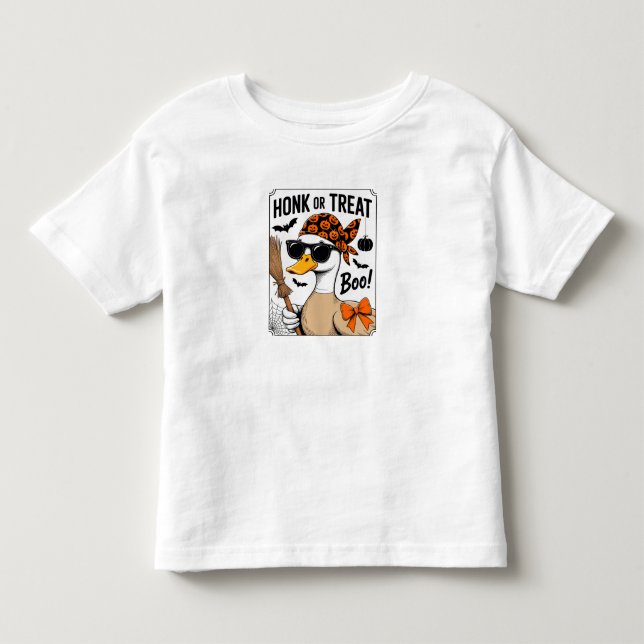 T-shirt Pour Les Tous Petits 🎃 de miel ou de gâteau, Boo ! 👻 (Devant)