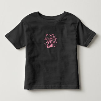 T-shirt Pour Les Tous Petits "Déclaration Rose Jouet"