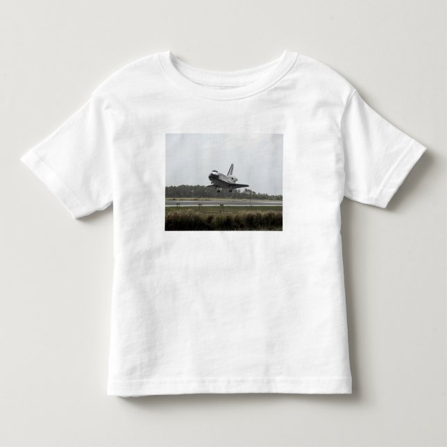 T-shirt Pour Les Tous Petits Découverte de navette spatiale approche l'atterris (Devant)