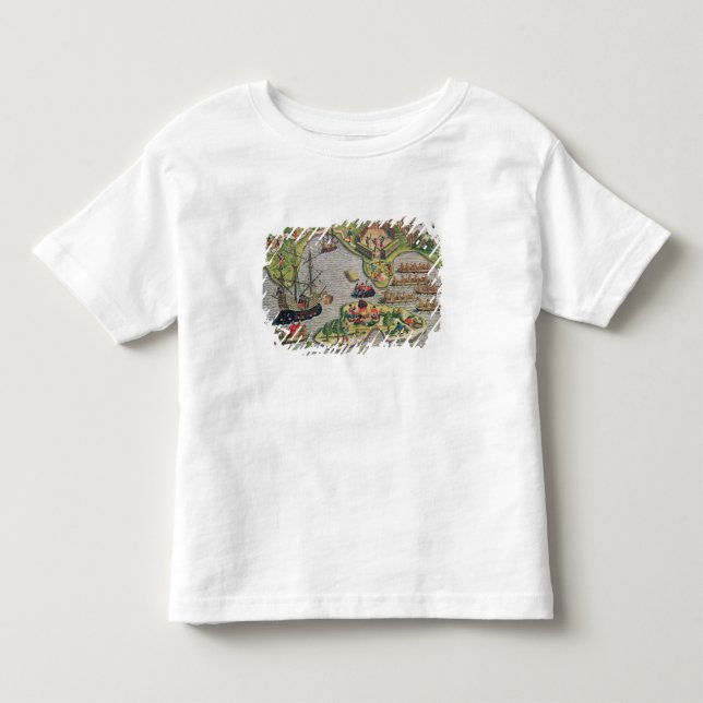 T-shirt Pour Les Tous Petits Découverte d'une croix parmi les roches (Devant)