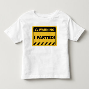 T-shirt Pour Les Tous Petits Des Étiquettes Hilarious d'avertissement