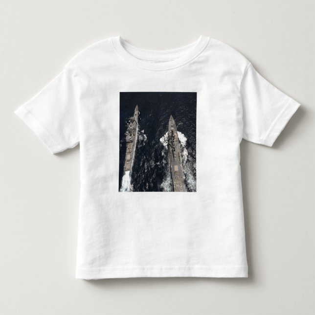 T-shirt Pour Les Tous Petits destroyer de missiles guidés USS Gridley (Devant)