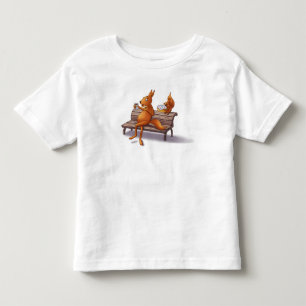 T-shirt Pour Les Tous Petits Deux écureuils