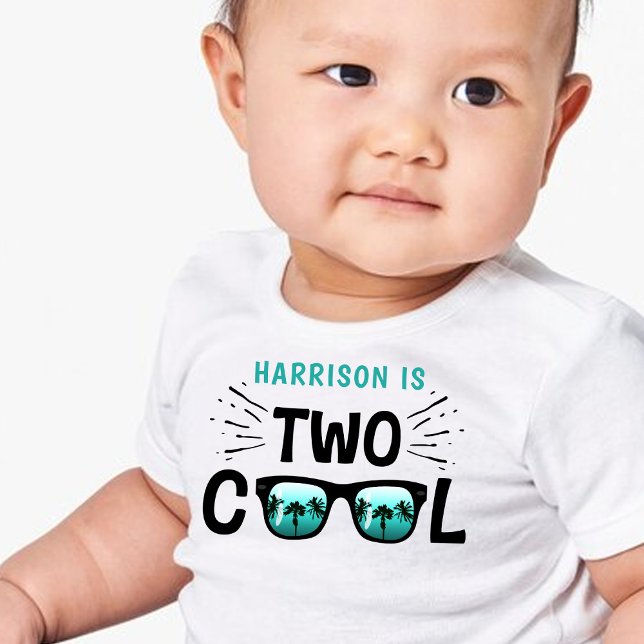 T-shirt Pour Les Tous Petits Deux garçons cools 2e anniversaire (Créateur téléchargé)