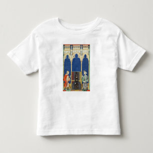 T-shirt Pour Les Tous Petits Deux joueurs de backgammon