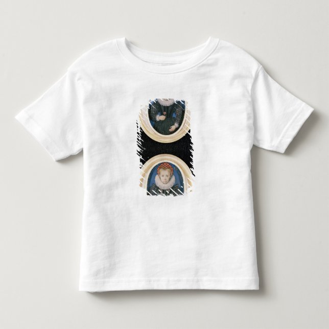 T-shirt Pour Les Tous Petits Deux petites filles, 1590 (Devant)