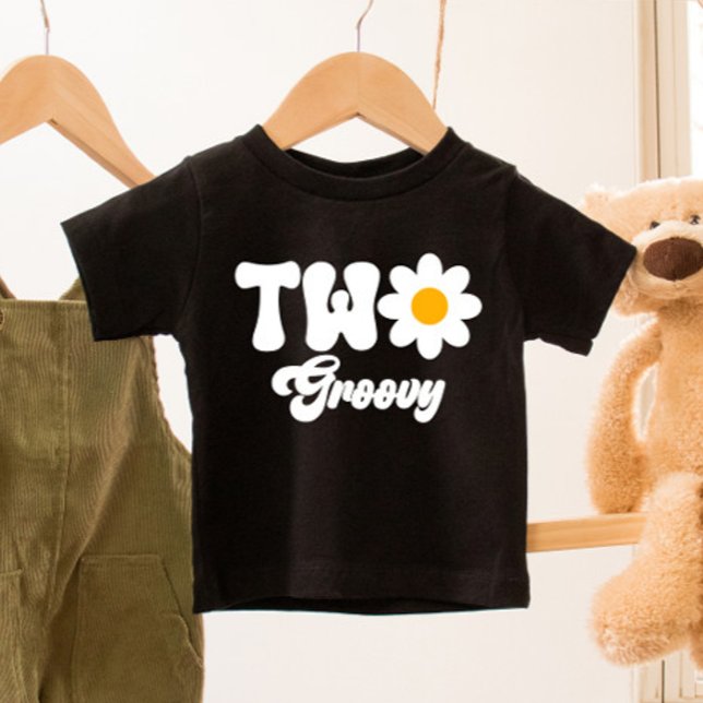 T-shirt Pour Les Tous Petits DEUX Super Daisy 2e premier anniversaire (Créateur téléchargé)