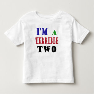 T-shirt Pour Les Tous Petits DEUX terribles !