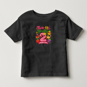 T-shirt Pour Les Tous Petits Deux-tti Fruité Tee d'anniversaire pour tout-petit