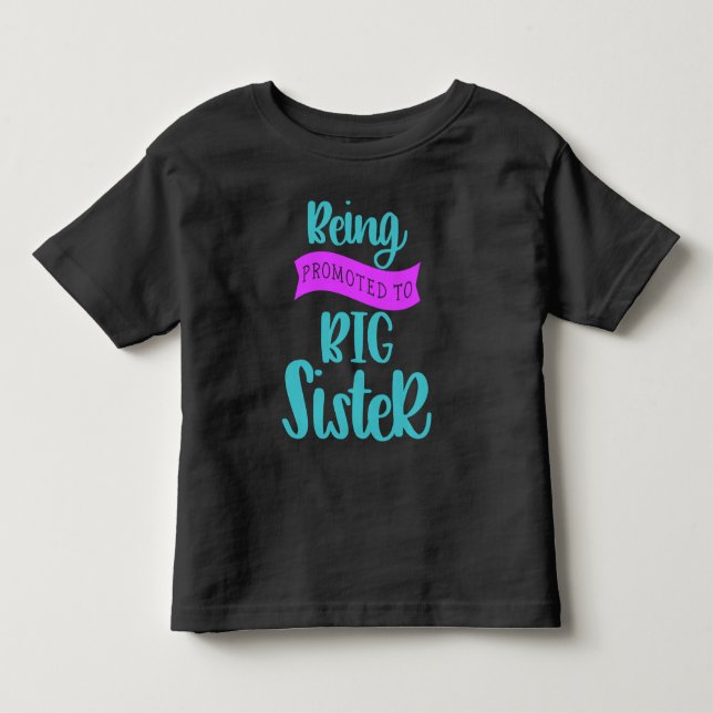 T-shirt Pour Les Tous Petits Devenir Grande Sœur (Devant)