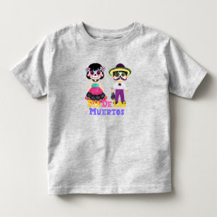T-shirt Pour Les Tous Petits Dia De Los Muertos Enfants