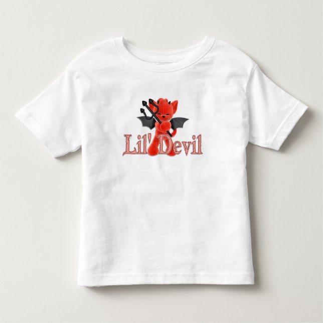 T-shirt Pour Les Tous Petits Diable de Lil (Devant)