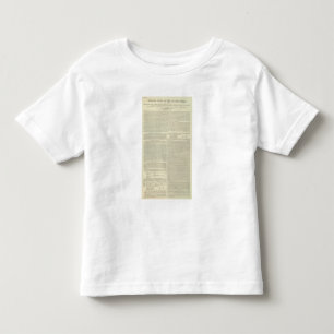 T-shirt Pour Les Tous Petits Diagramme physique de l'Océan Atlantique