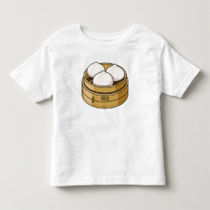 T-shirt Pour Les Tous Petits Dim sum dessin animé