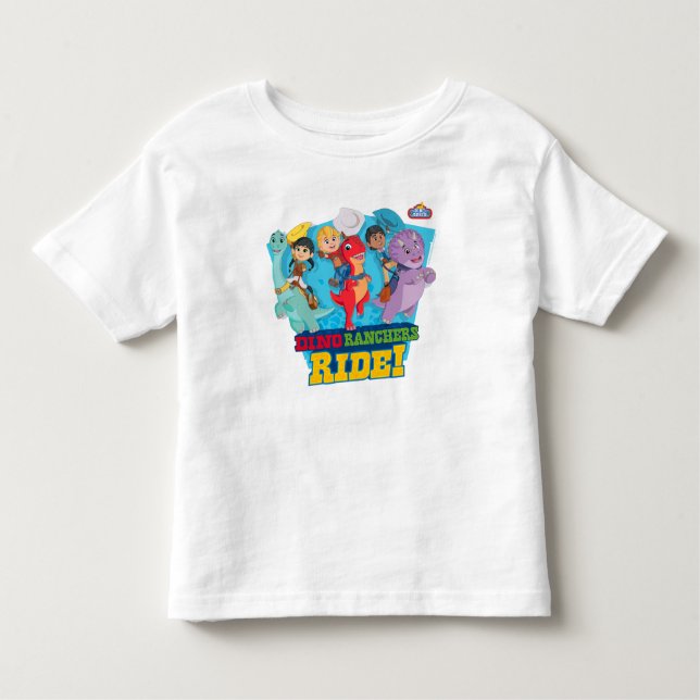 T-shirt Pour Les Tous Petits Dino Ranch | Les Ranchers Ride ! (Devant)