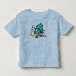 T-shirt Pour Les Tous Petits Dino TRex I'm 1 Anniversaire garçons UN Retour à l