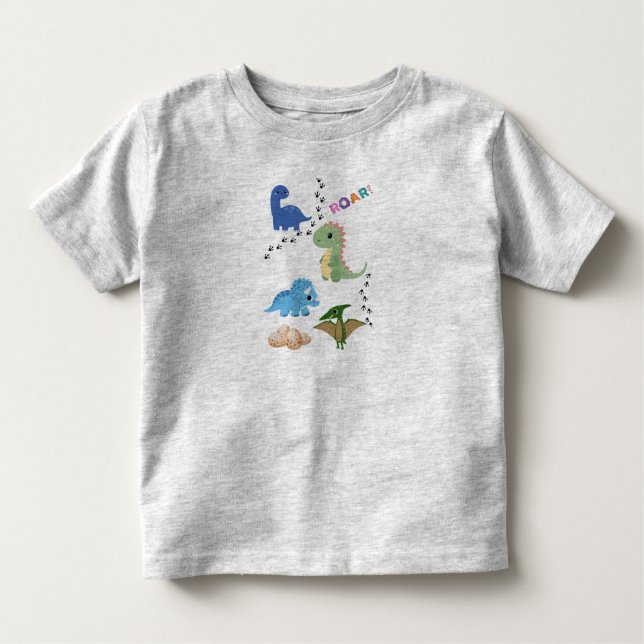 T-shirt Pour Les Tous Petits Dinos (Devant)