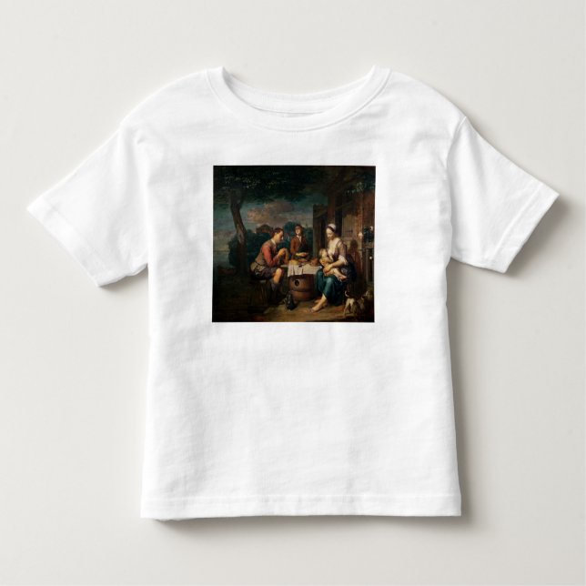 T-shirt Pour Les Tous Petits Dire la grâce (Devant)