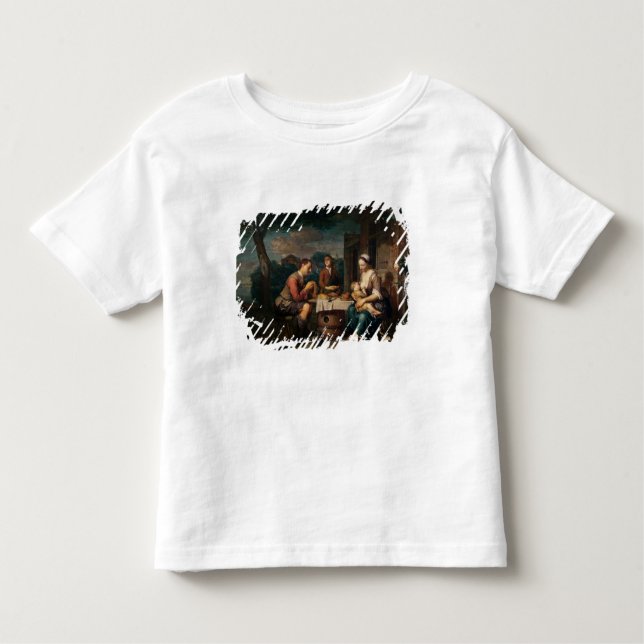 T-shirt Pour Les Tous Petits Dire la grâce (Devant)