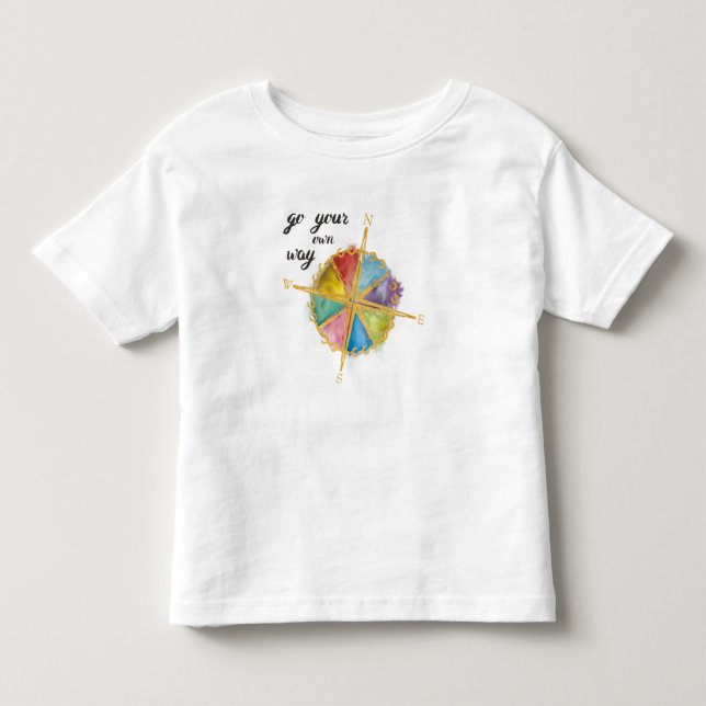 T-shirt Pour Les Tous Petits Disparaissent votre propre citation de manière (Devant)