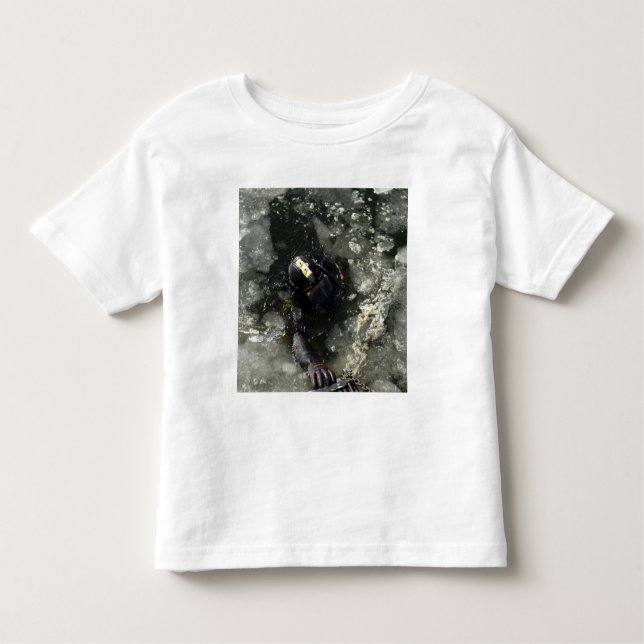 T-shirt Pour Les Tous Petits Diver US Navy (Devant)