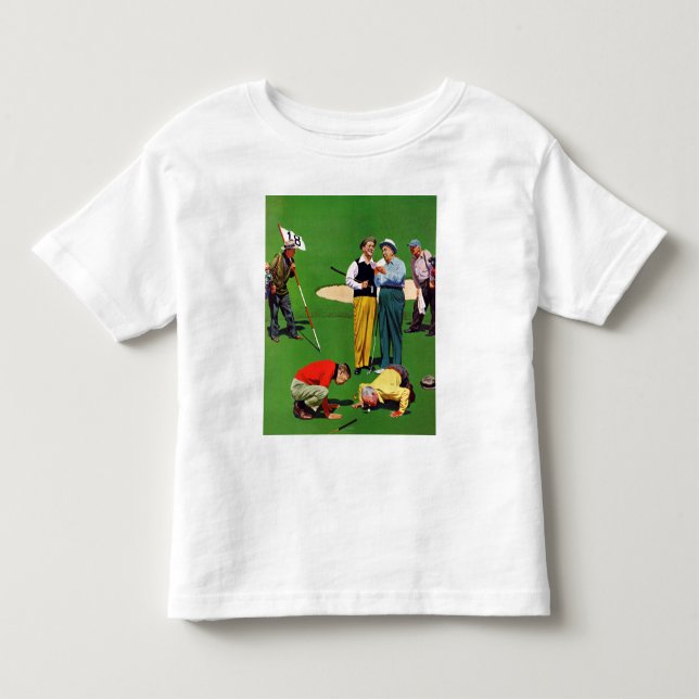 T-shirt Pour Les Tous Petits Dix-huitième trou (Devant)