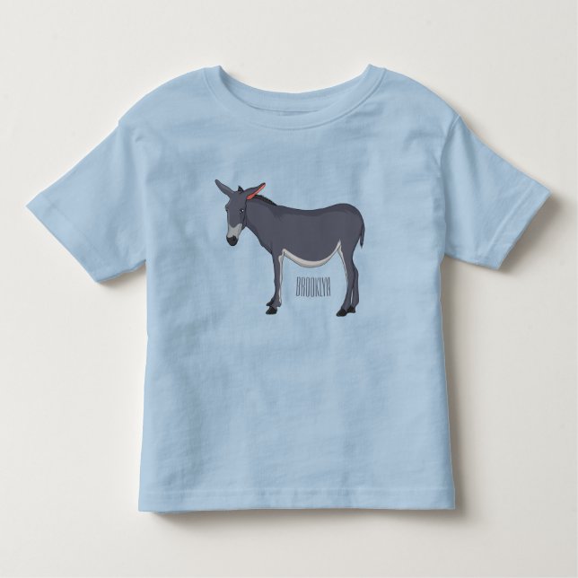 T-shirt Pour Les Tous Petits Donkey cartoon (Devant)