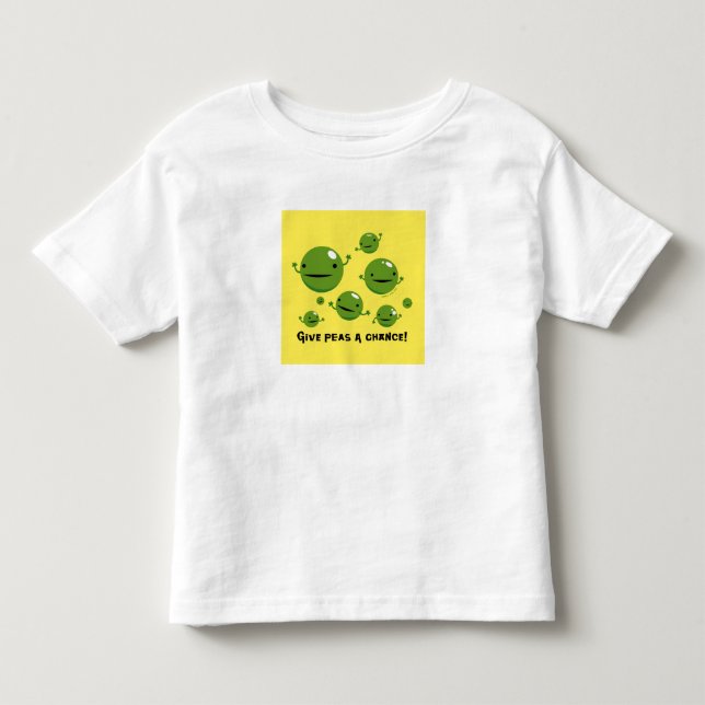 T-shirt Pour Les Tous Petits Donnez une chance aux pois ! ! ! (Devant)
