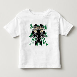 T-shirt Pour Les Tous Petits Double La Chance Leprechaun