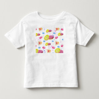 T-shirt Pour Les Tous Petits Doux beignets avec motif vitré coloré