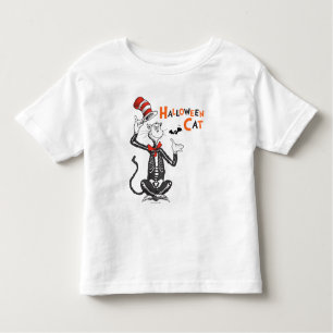 T-shirt Pour Les Tous Petits Dr Seuss   Chat d'Halloween en Casquette
