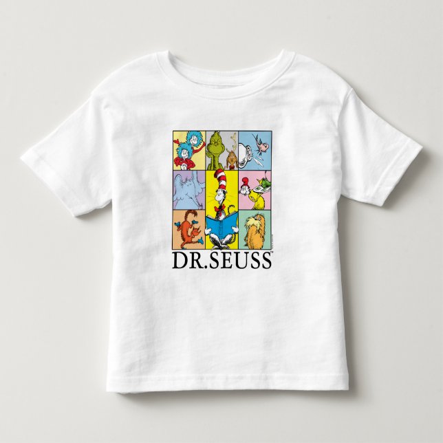 T-shirt Pour Les Tous Petits Dr Seuss | Graphique Histoires (Devant)