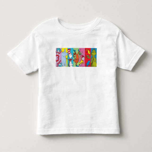 T-shirt Pour Les Tous Petits Dr Seuss | Tranche de caractères (Devant)