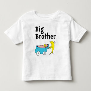 T-shirt Pour Les Tous Petits Dr. Seuss Un Poisson Deux Poissons Grand Frère