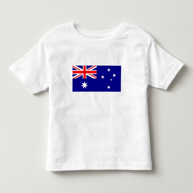 T-shirt Pour Les Tous Petits Drapeau australien patriotique (Devant)