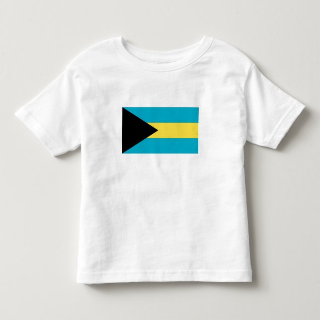 T-shirt Pour Les Tous Petits Drapeau bahaméen (Devant)