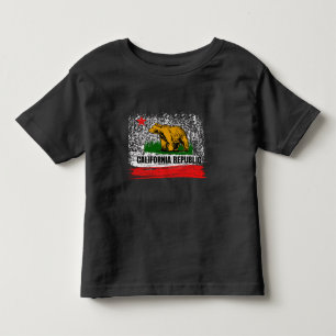T-shirt Pour Les Tous Petits Drapeau Cali Socle Norcal Cencal