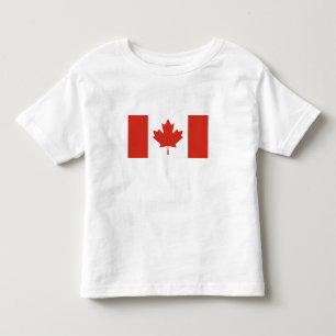 T-shirt Pour Les Tous Petits Drapeau canadien patriotique