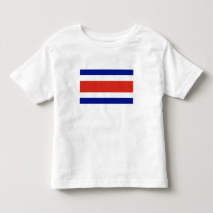 T-shirt Pour Les Tous Petits Drapeau civil du Costa Rica
