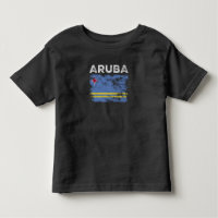 Drapeau d'Aruba en détresse - Drapeau d'Aruba