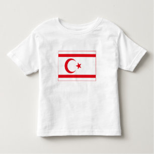 T-shirt Pour Les Tous Petits Drapeau de Chypre du Nord
