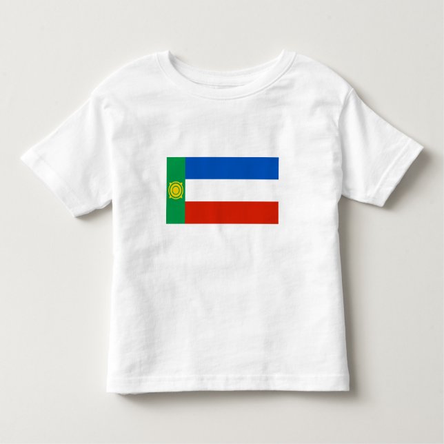 T-shirt Pour Les Tous Petits Drapeau de Khakassie (Devant)