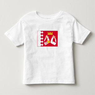 T-shirt Pour Les Tous Petits Drapeau de la Carélie du Nord
