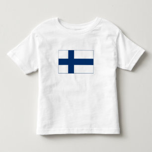 T-shirt Pour Les Tous Petits Drapeau de la Finlande