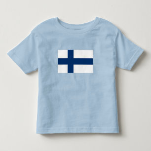 T-shirt Pour Les Tous Petits Drapeau de la Finlande