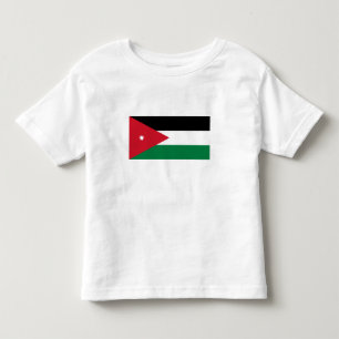 T-shirt Pour Les Tous Petits Drapeau de la Jordanie