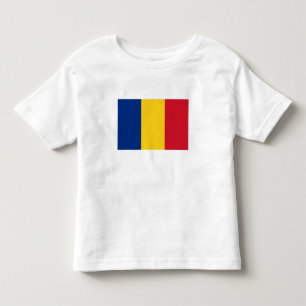 T-shirt Pour Les Tous Petits Drapeau de la Roumanie