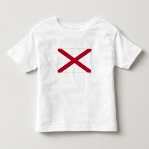 T-shirt Pour Les Tous Petits Drapeau de l'Alabama